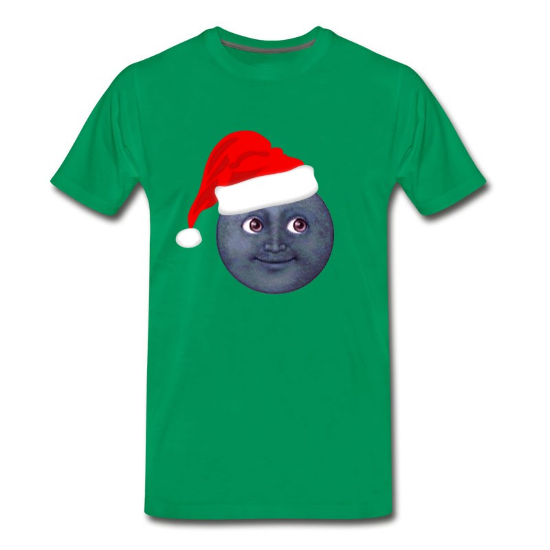 Men's Christmas Moon Emoji T-Shirt