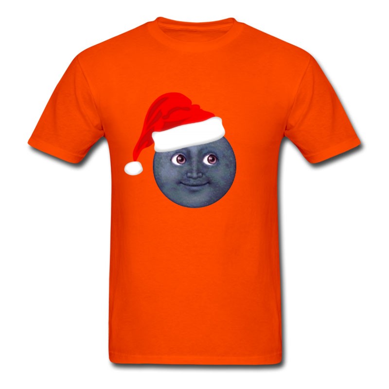 Men's Christmas Moon Emoji T-Shirt