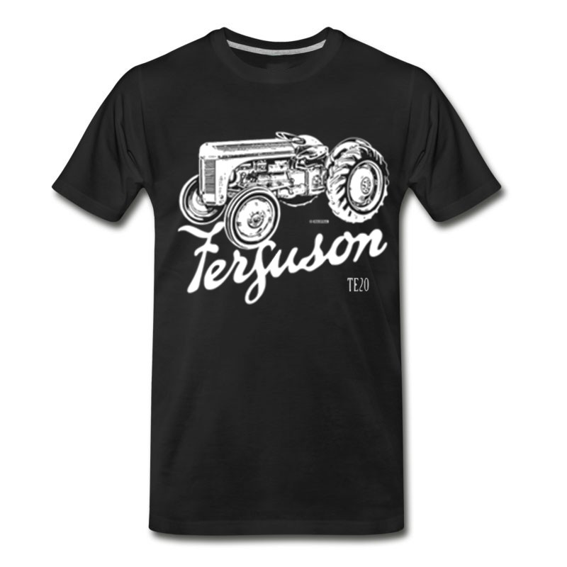 Men's Classic Ferguson TE20 Script And Illustration T-Shirt