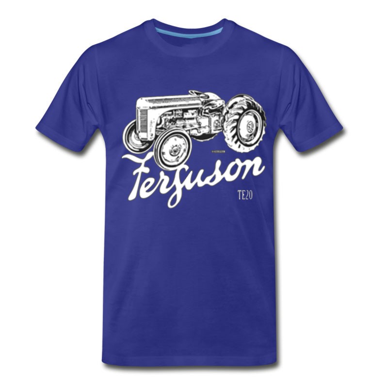 Men's Classic Ferguson TE20 Script And Illustration T-Shirt