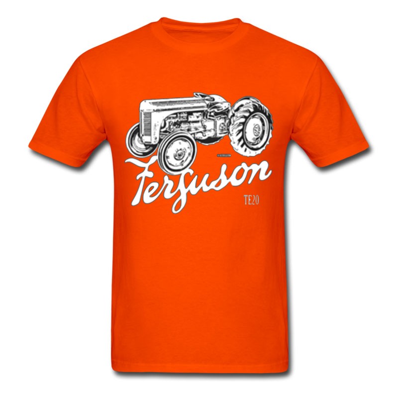 Men's Classic Ferguson TE20 Script And Illustration T-Shirt