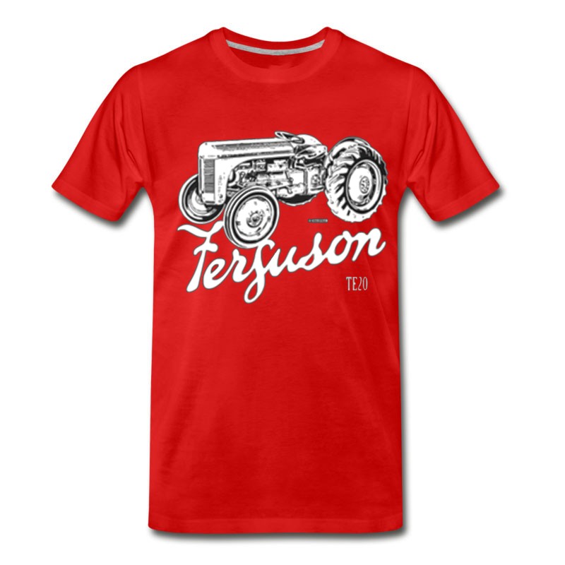 Men's Classic Ferguson TE20 Script And Illustration T-Shirt