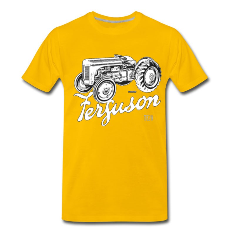 Men's Classic Ferguson TE20 Script And Illustration T-Shirt