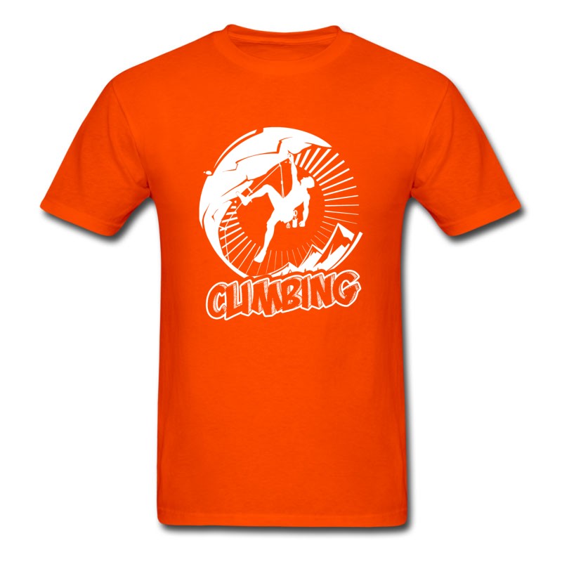 Men's Climbing Tee & Hoodie T-Shirt