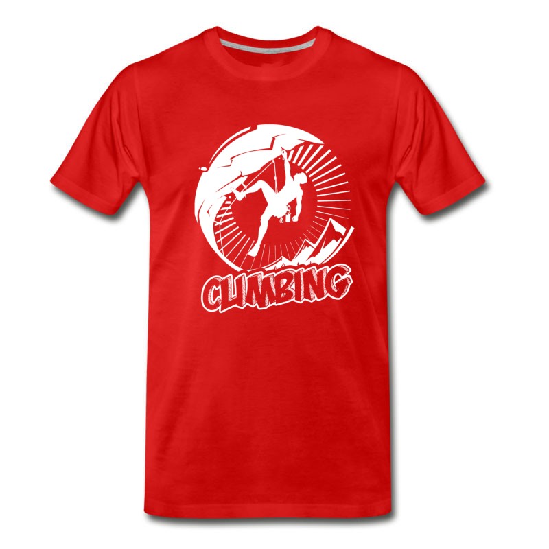 Men's Climbing Tee & Hoodie T-Shirt