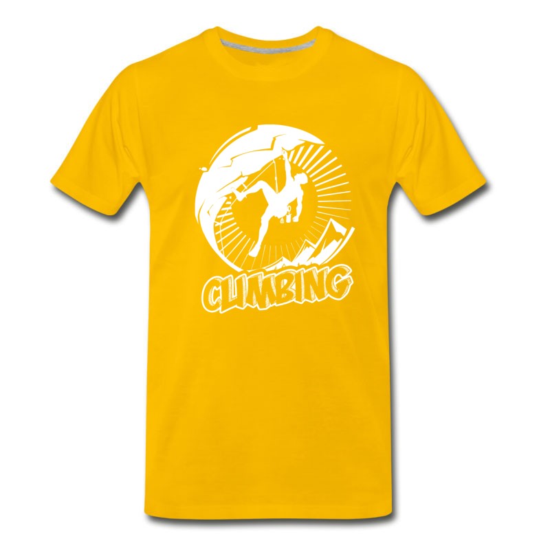 Men's Climbing Tee & Hoodie T-Shirt