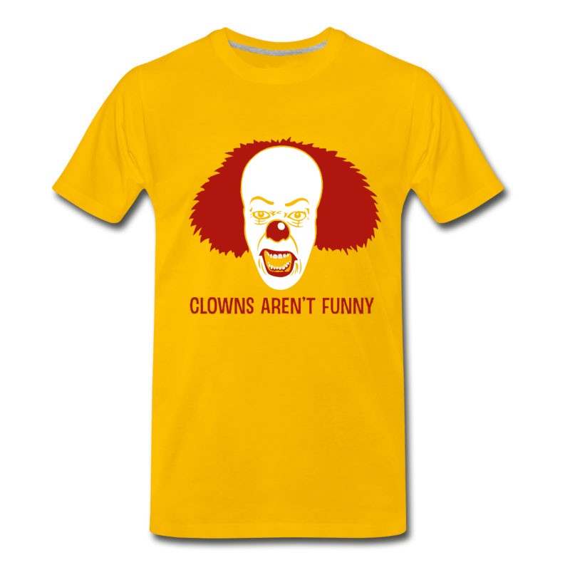 Men's Clowns Aren't Funny T-Shirt