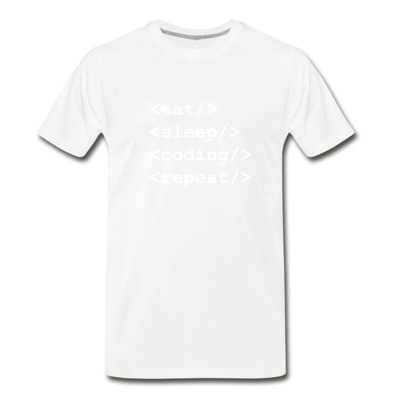 Men's Code Repeat Gift For Programmer T-Shirt