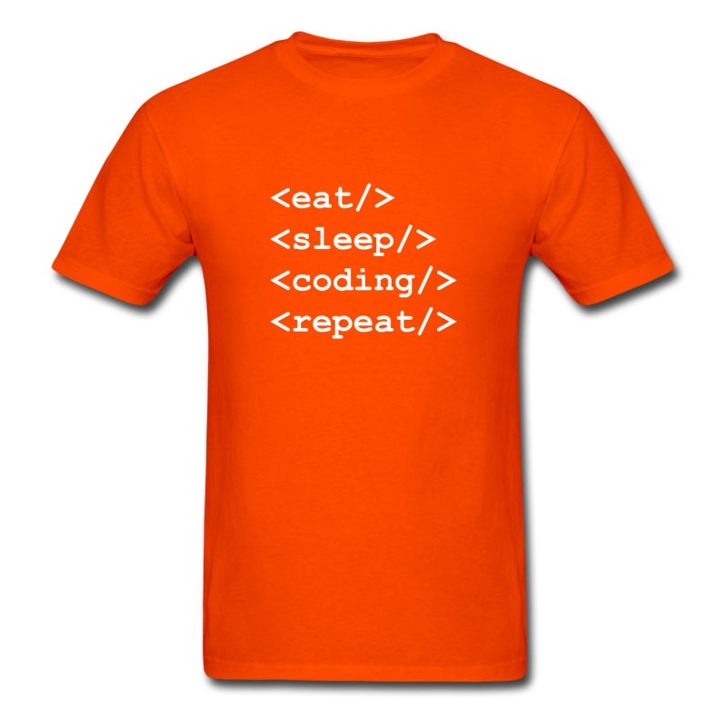 Men's Code Repeat Gift For Programmer T-Shirt