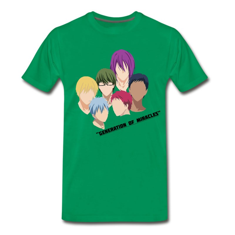 Men's Colorful Style Design Kuroko No Basuke Generation T-Shirt