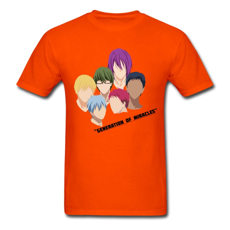 Men's Colorful Style Design Kuroko No Basuke Generation T-Shirt