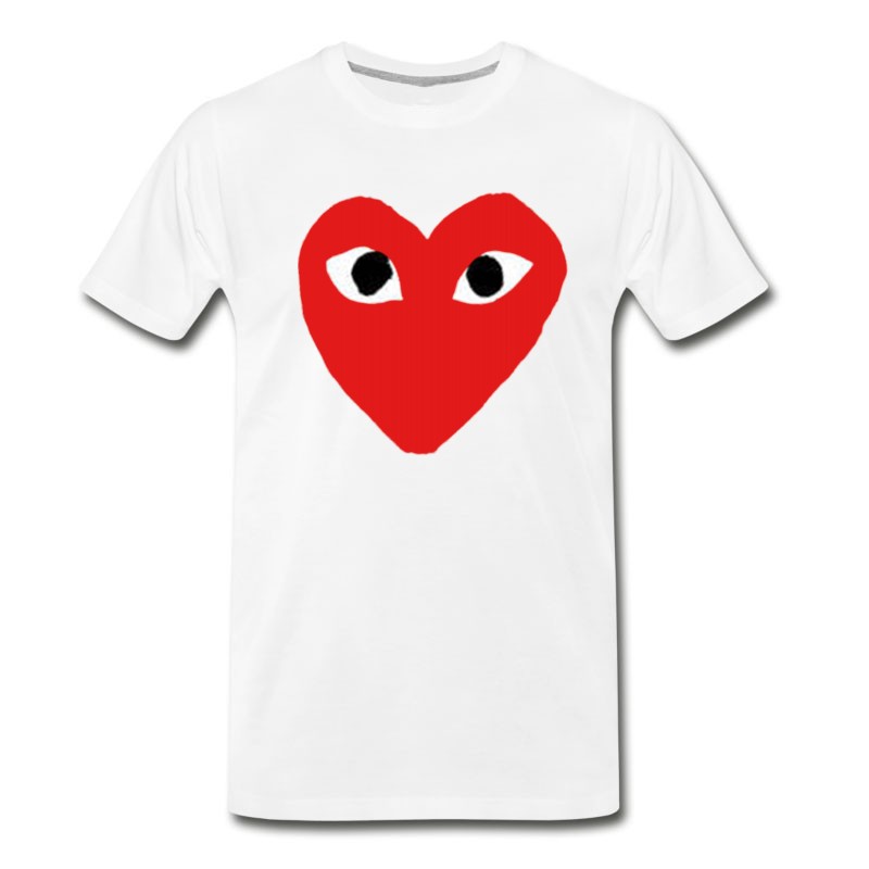 Men's Comme Des Garcons PLAY Shirt T-Shirt