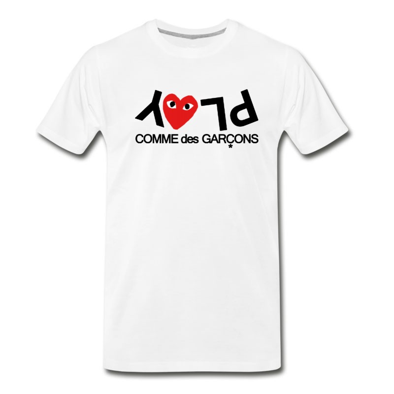 Men's COMME DES GARCONS PLAY TSHIRT T-Shirt