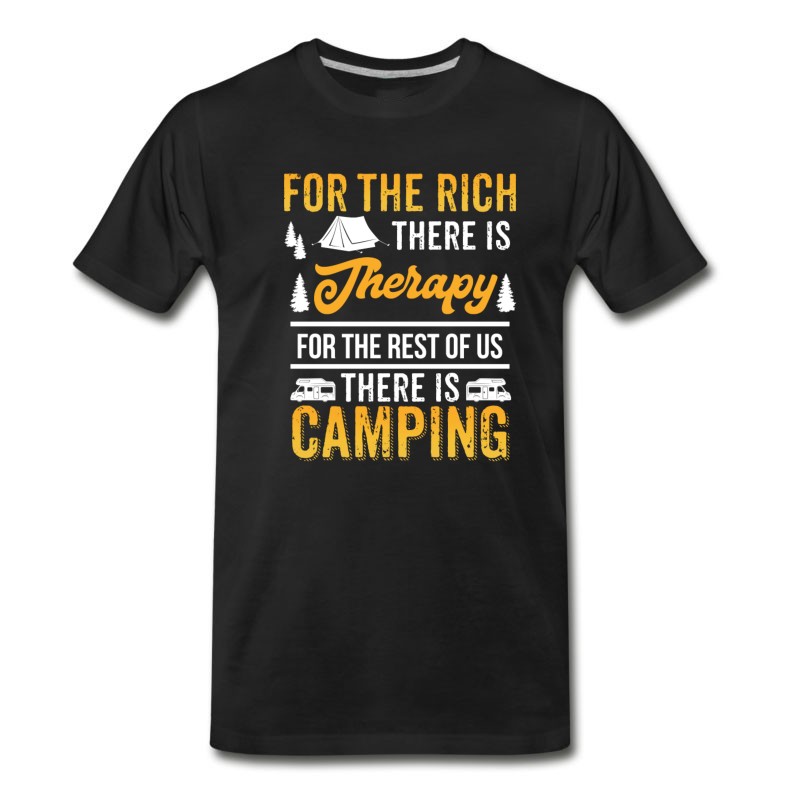 Men's Cool Costume For Camping Lover. T-Shirt