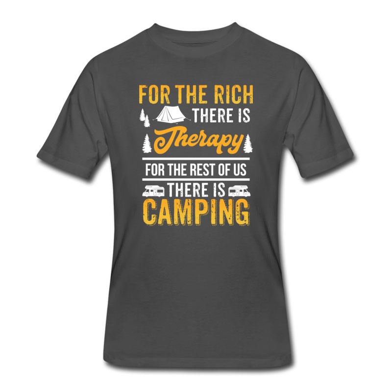 Men's Cool Costume For Camping Lover. T-Shirt