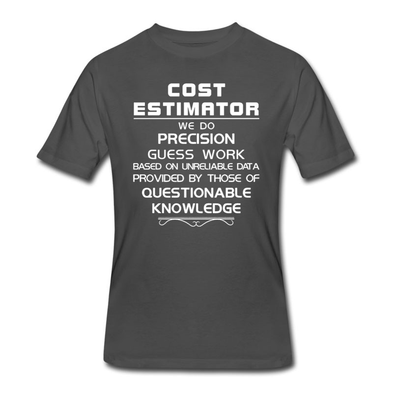 Men's Cost Estimator T-shirt T-Shirt