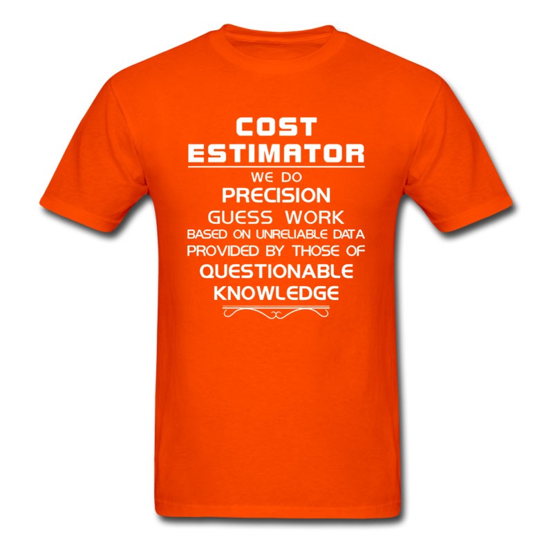 Men's Cost Estimator T-shirt T-Shirt