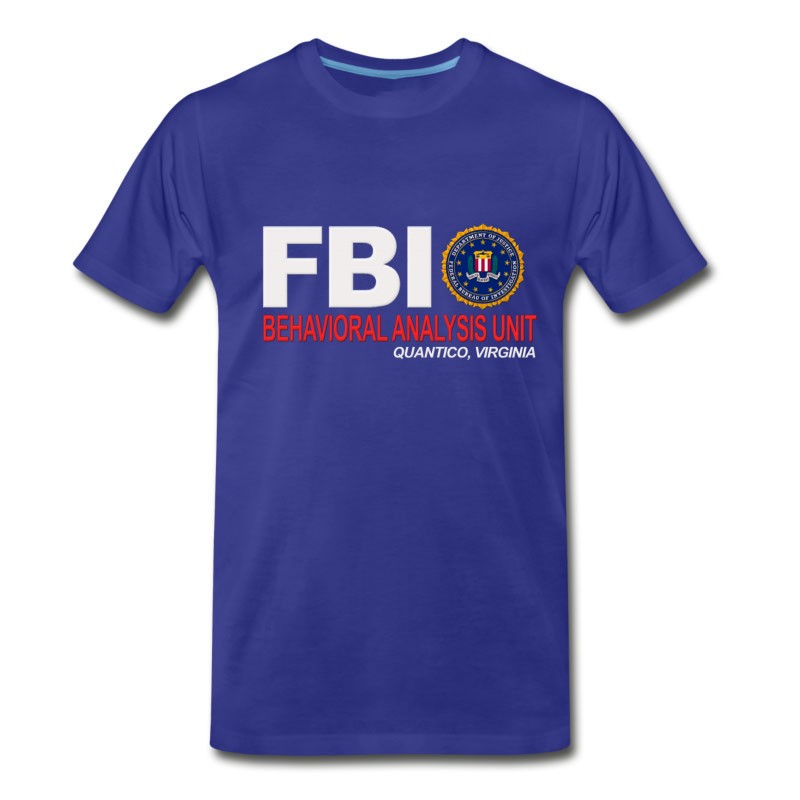 Men's Criminal Minds BAU FBI For Dark Clothing T-Shirt