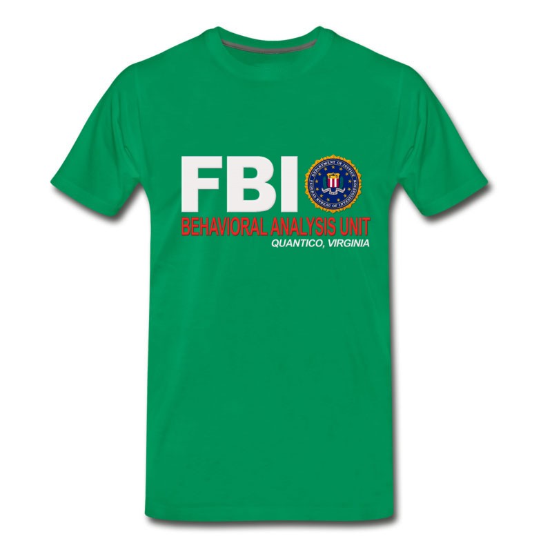 Men's Criminal Minds BAU FBI For Dark Clothing T-Shirt