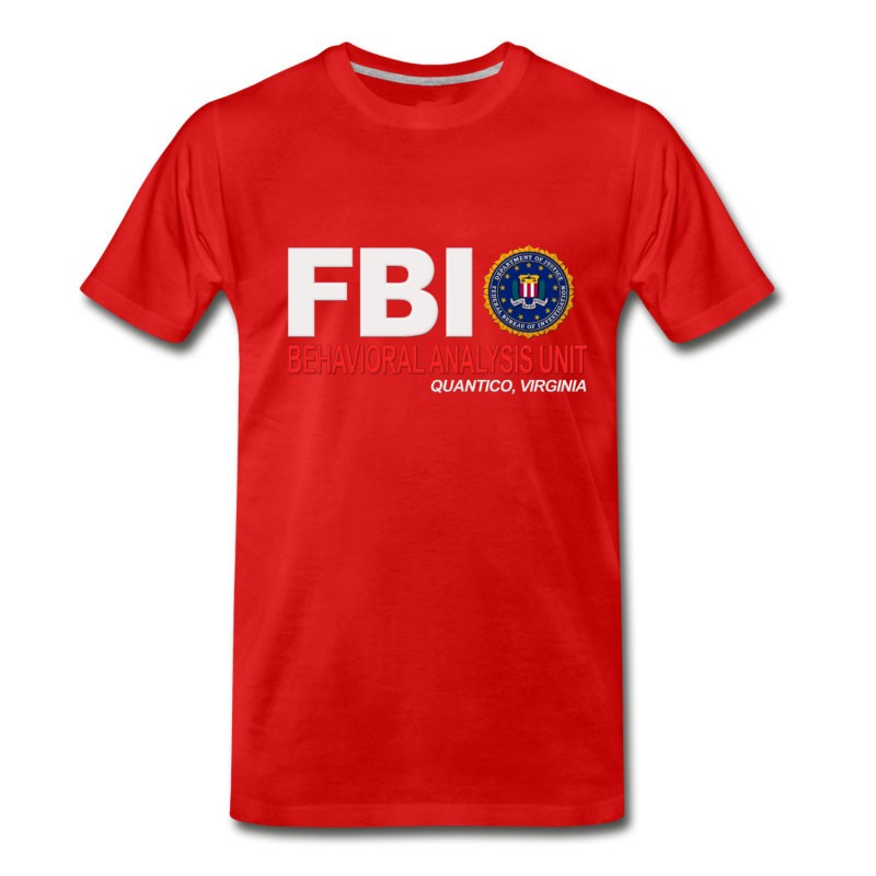 Men's Criminal Minds BAU FBI For Dark Clothing T-Shirt