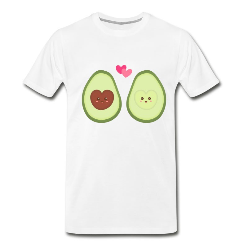 Men's Cute Avocado In Love T-Shirt