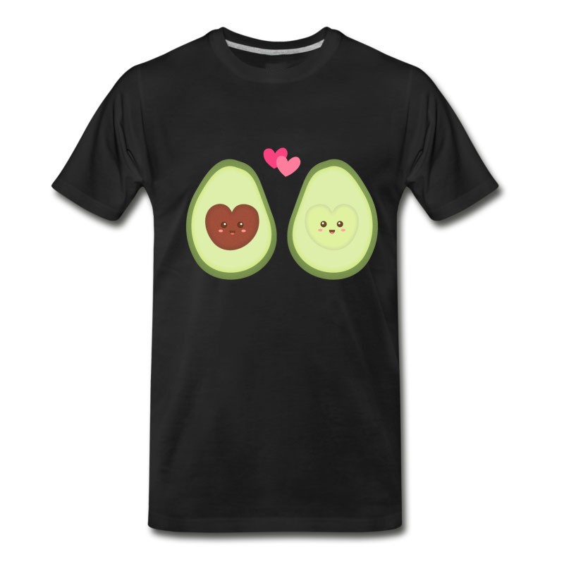 Men's Cute Avocado In Love T-Shirt