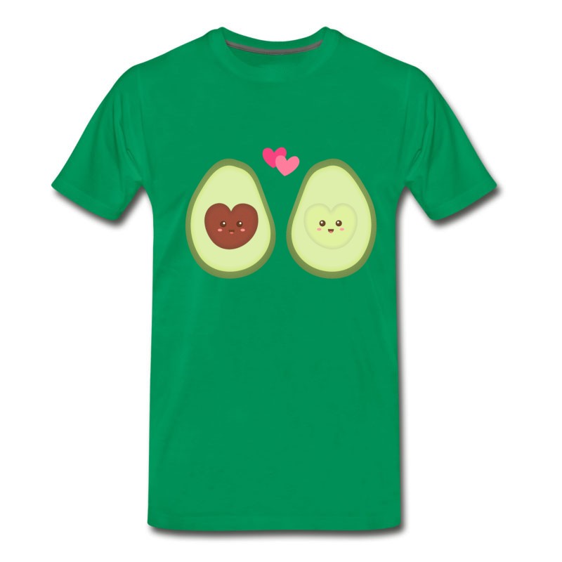 Men's Cute Avocado In Love T-Shirt