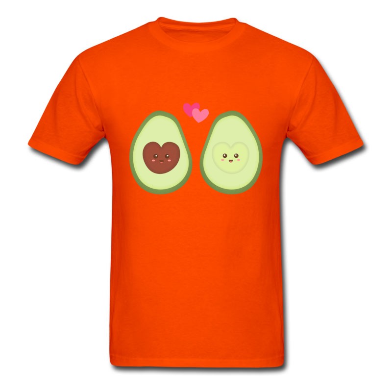 Men's Cute Avocado In Love T-Shirt