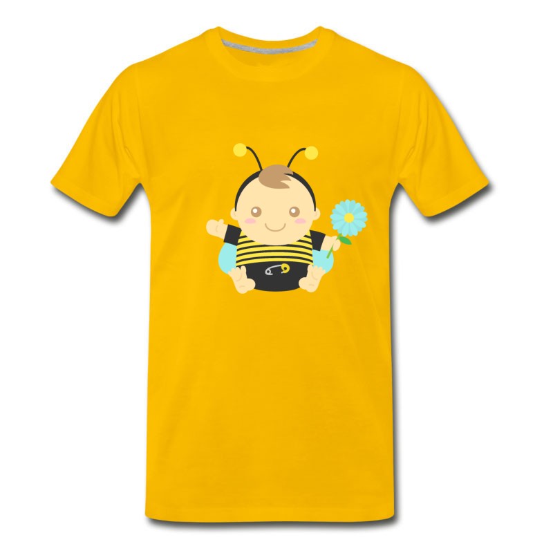 Men's Cute Bumble Bee Baby Boy T-Shirt