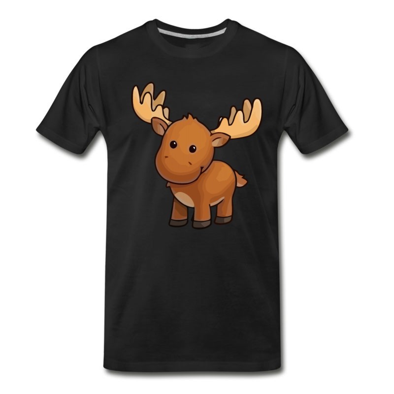 Men's Cute Moose T-Shirt