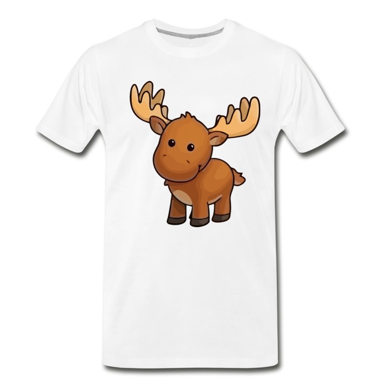 Men's Cute Moose T-Shirt