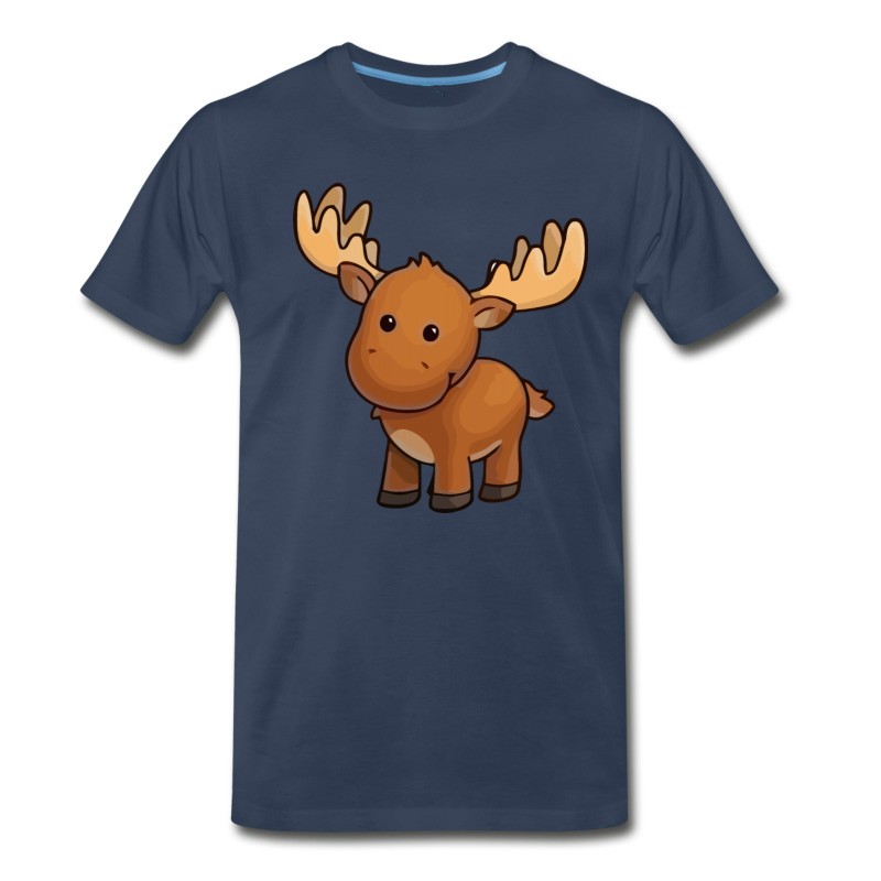 Men's Cute Moose T-Shirt