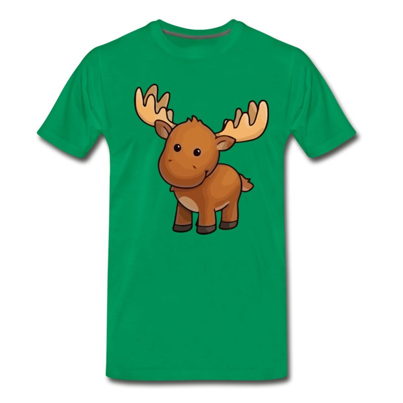 Men's Cute Moose T-Shirt