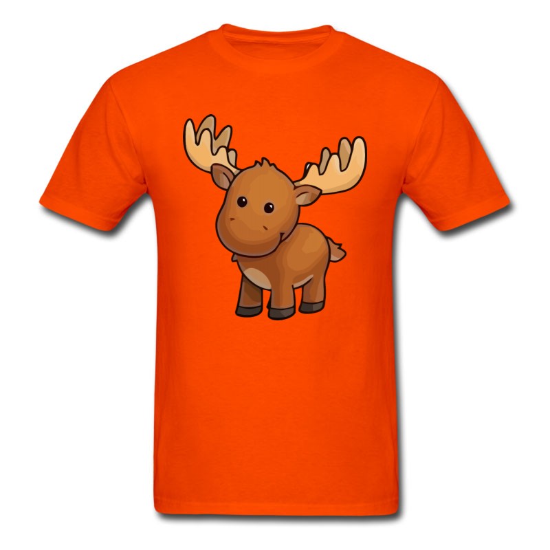 Men's Cute Moose T-Shirt