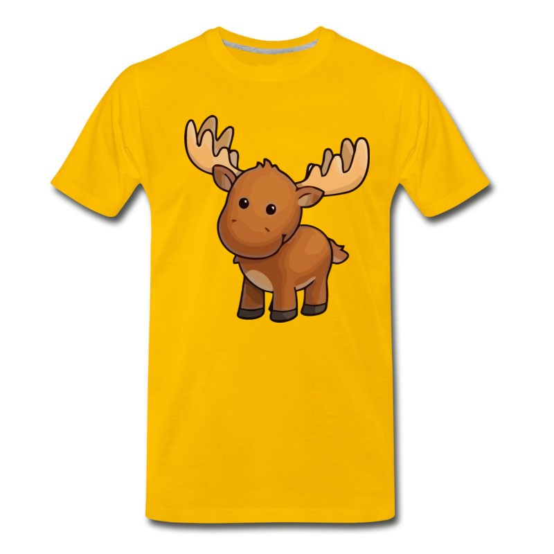 Men's Cute Moose T-Shirt