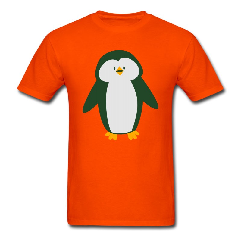 Men's Cute Penguin Standing T-Shirt