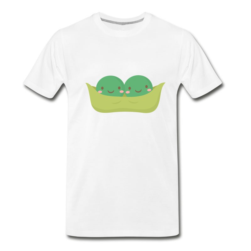 Men's Cute Two Peas In A Pod T-Shirt