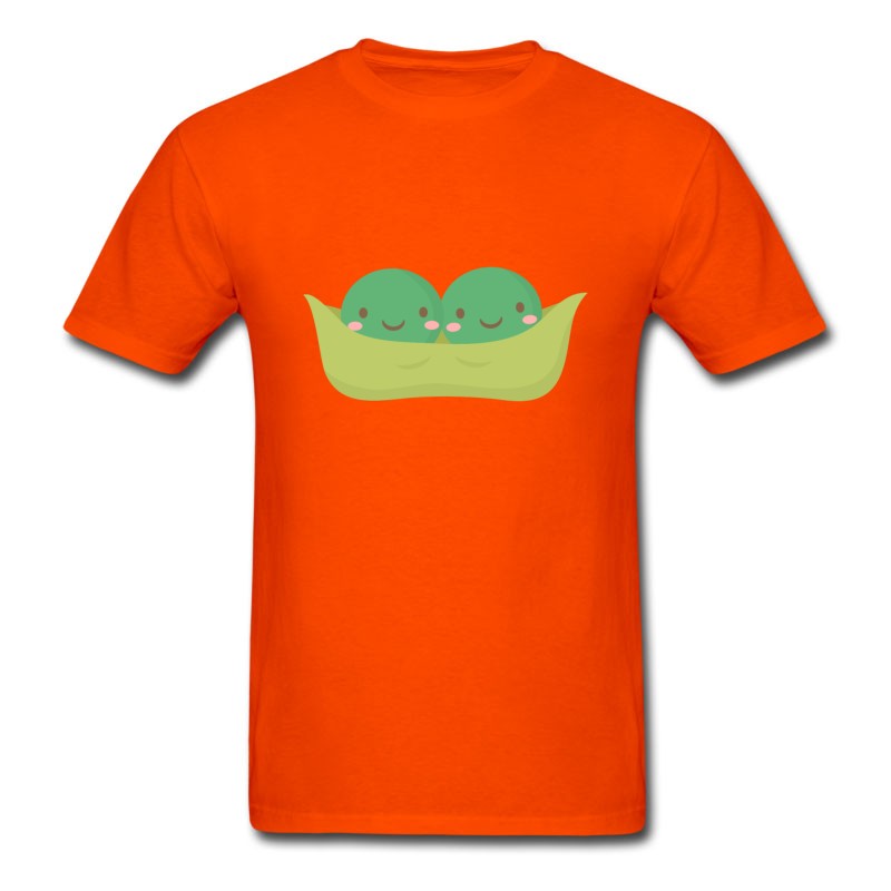 Men's Cute Two Peas In A Pod T-Shirt