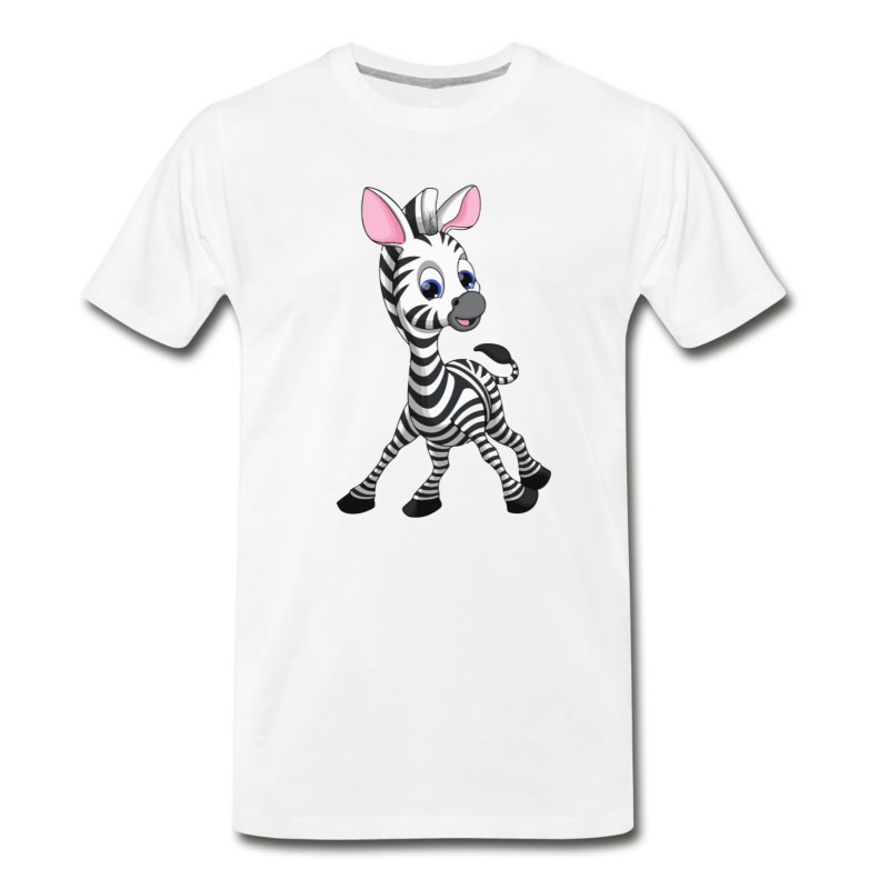 Men's Cute Zebra T-Shirt