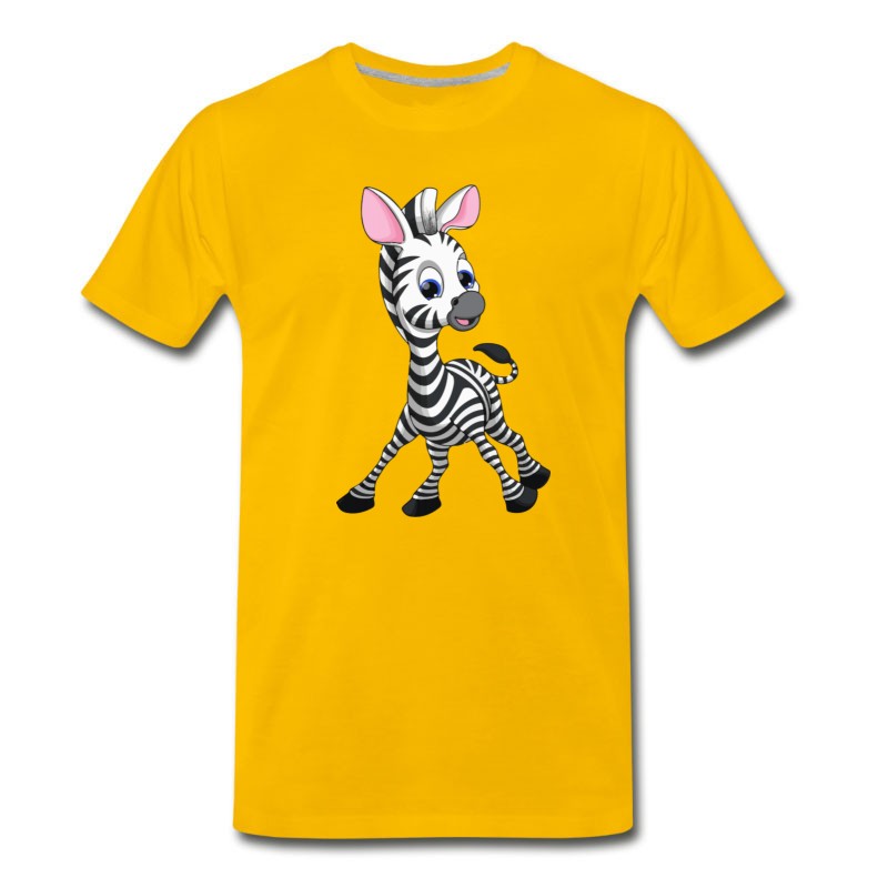 Men's Cute Zebra T-Shirt