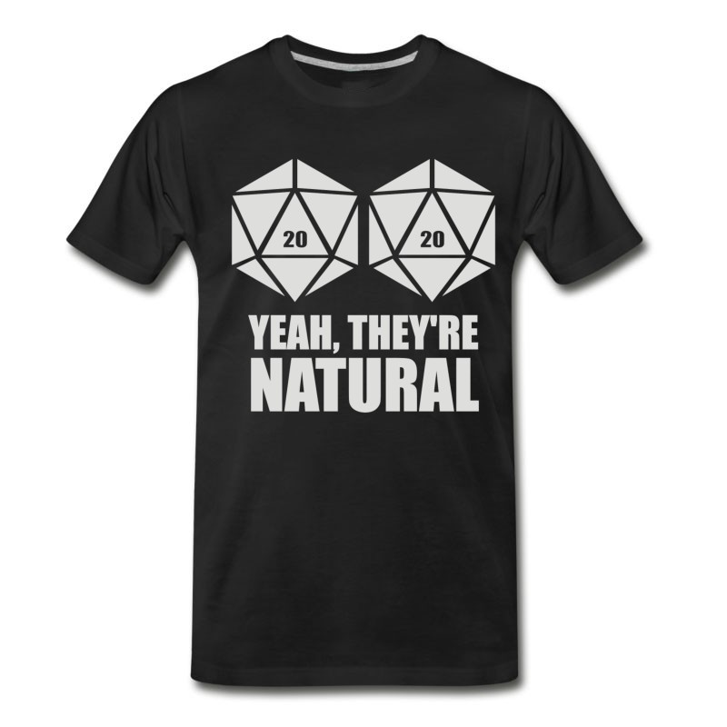 Men's D20 Yeah They Re Natural T-Shirt