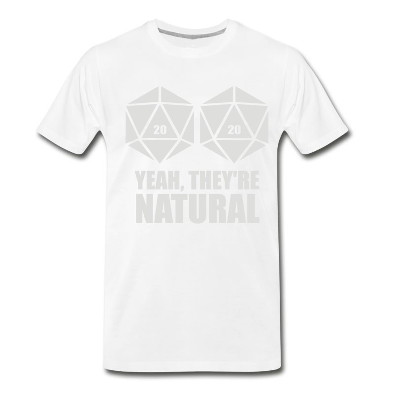 Men's D20 Yeah They Re Natural T-Shirt