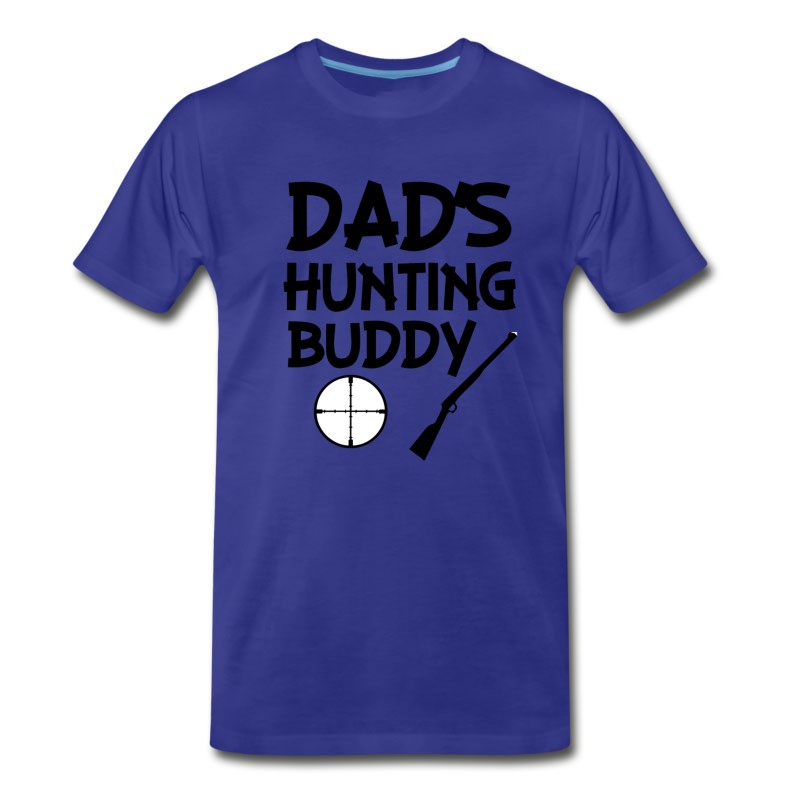 Men's Dad's Hunting Buddy Funny Baby Boy Shirt T-Shirt