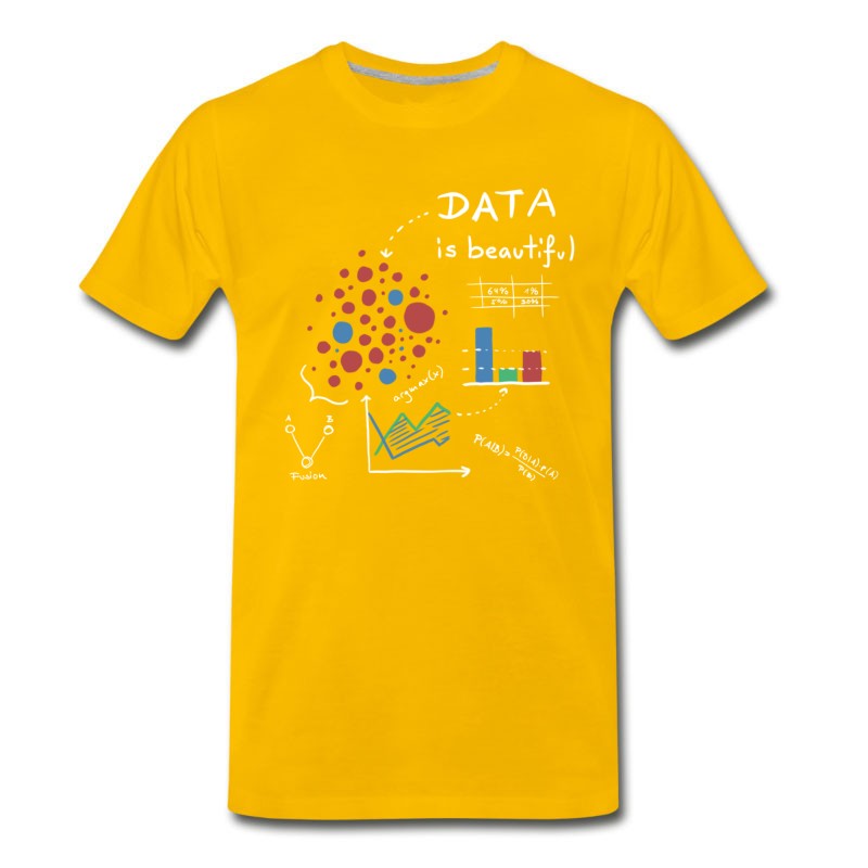 Men's Data Is Beautiful! T-Shirt