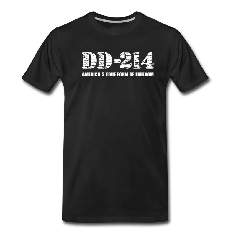 Men's DD-214 Freedom Design For Men And Women Veterans T-Shirt