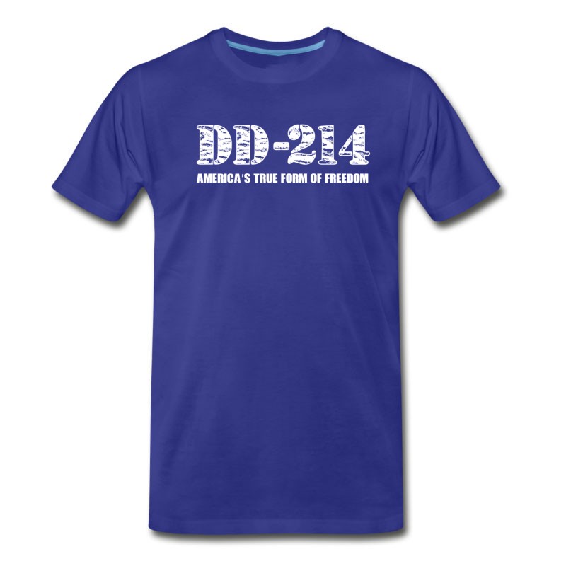 Men's DD-214 Freedom Design For Men And Women Veterans T-Shirt