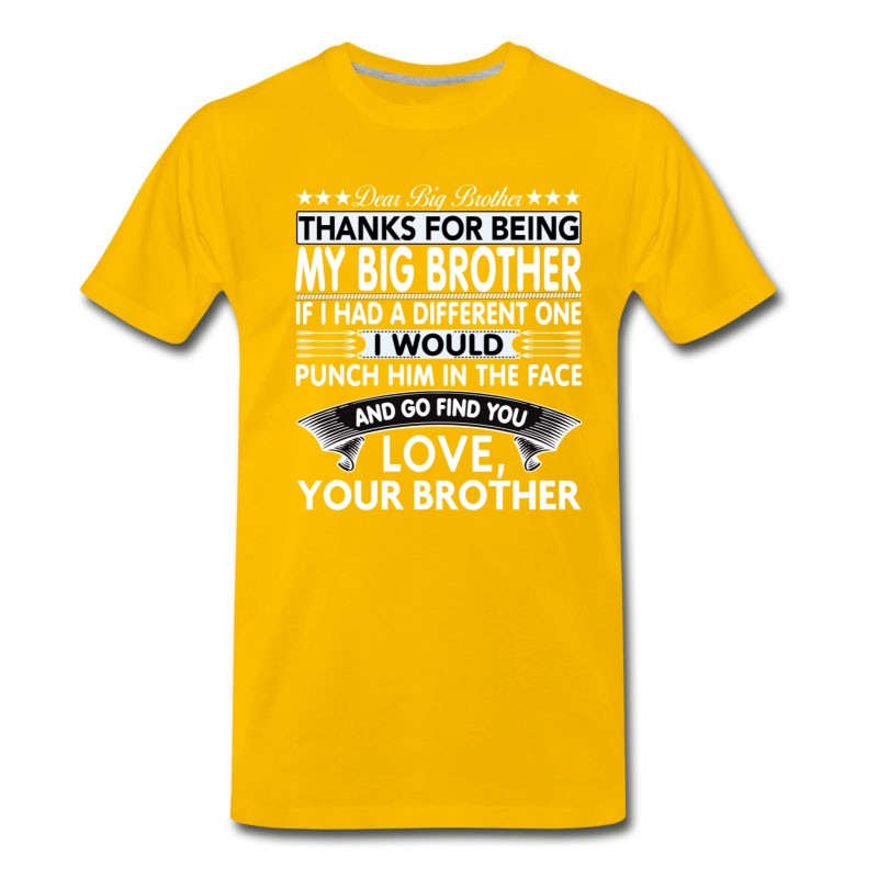 Men's Dear Big Brother... T-Shirt