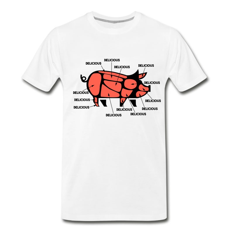 Men's Delicious Pig As A Gift Idea T-Shirt