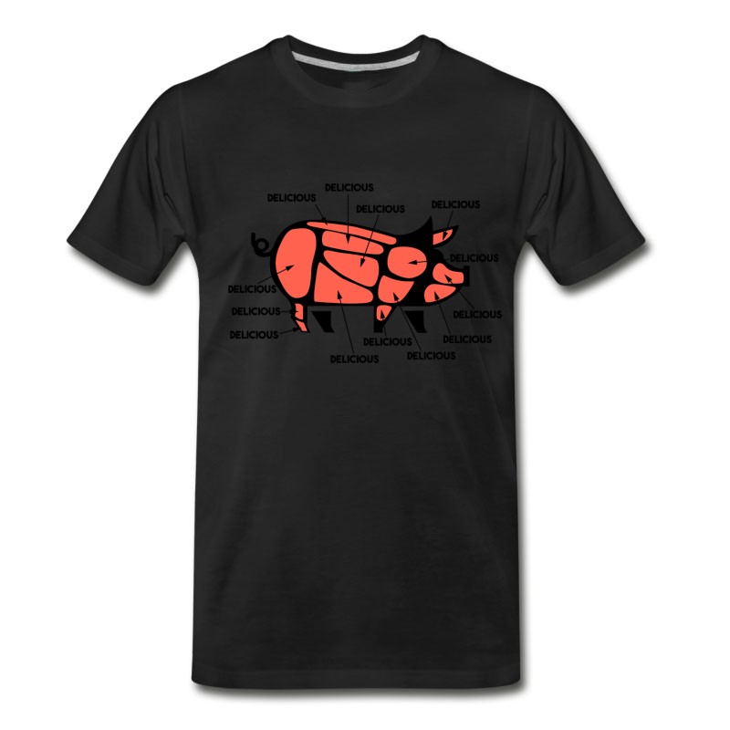 Men's Delicious Pig As A Gift Idea T-Shirt