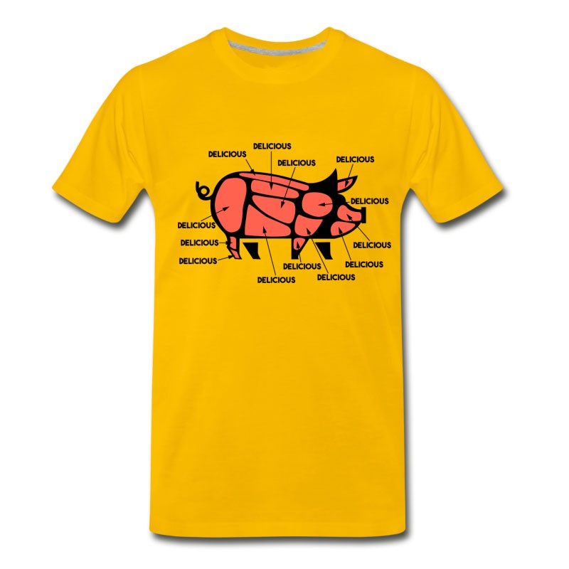 Men's Delicious Pig As A Gift Idea T-Shirt